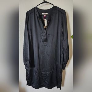 BANANA REPUBLIC Heritage Collection Classic Long Sleeves Black Dress Size16 NWT